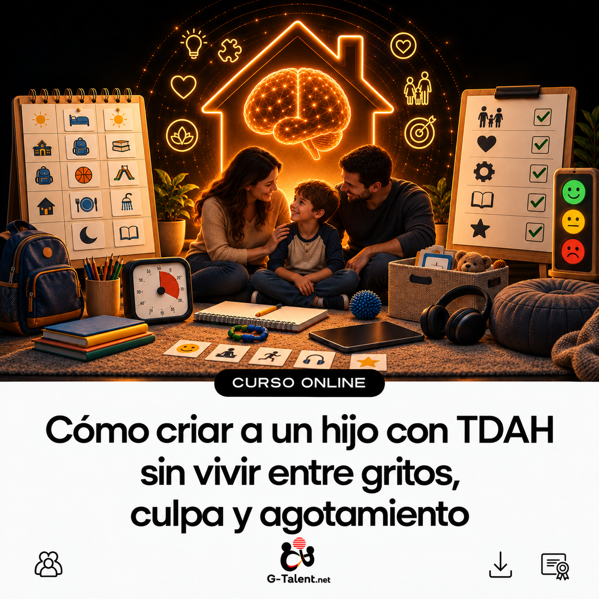 Cómo criar a un hijo con TDAH sin vivir entre gritos, culpa y agotamiento